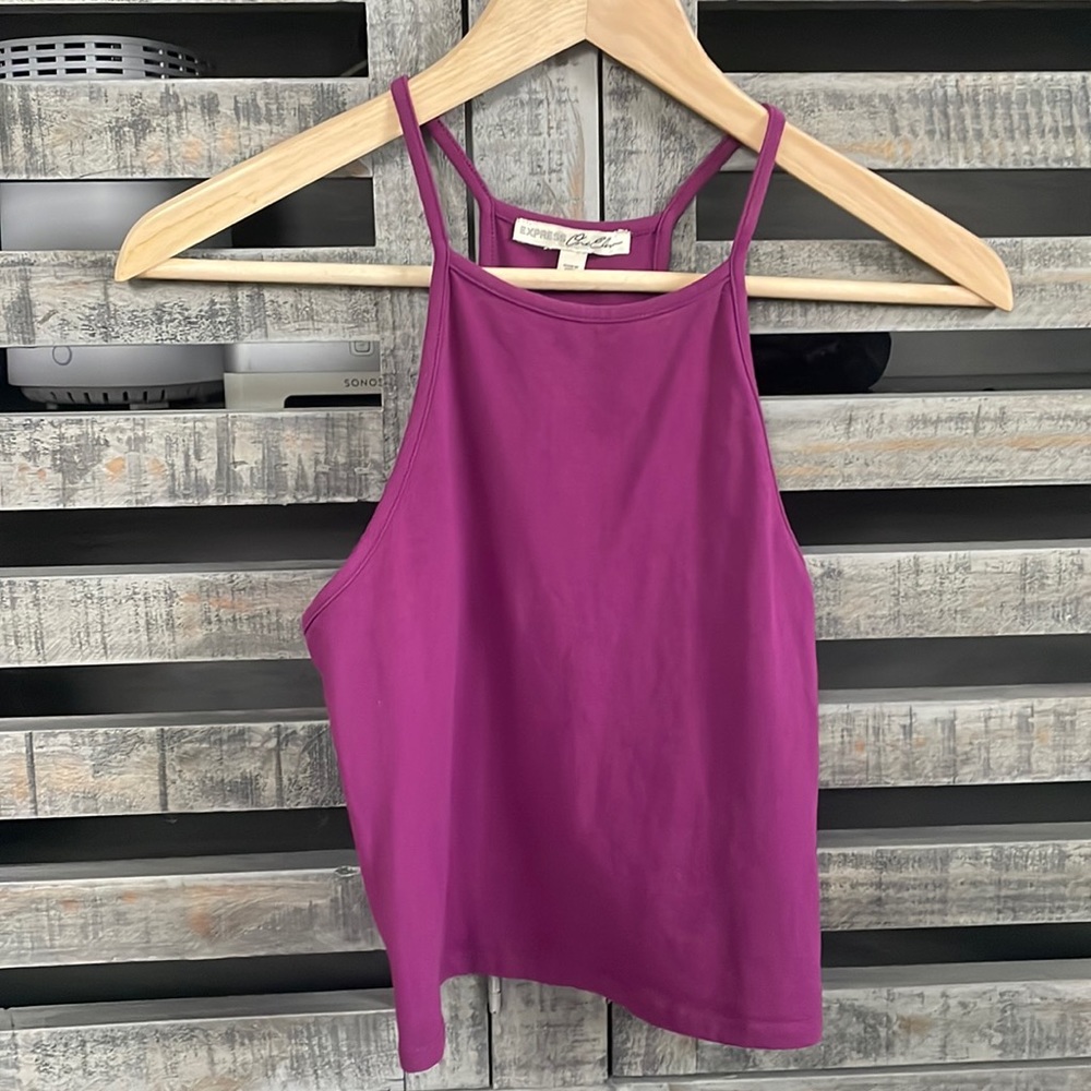 Express racer back crop tank